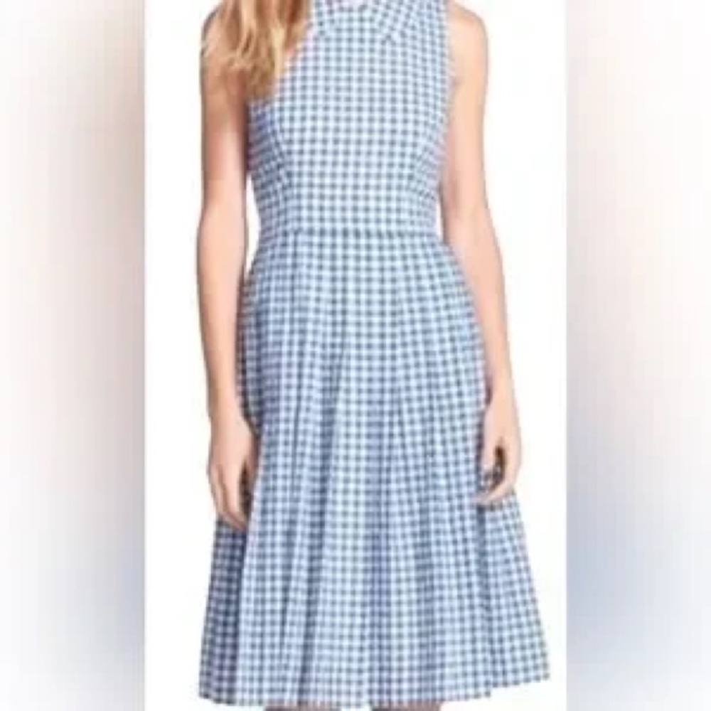 Kaya and Sloane Nordstrom gingham dress